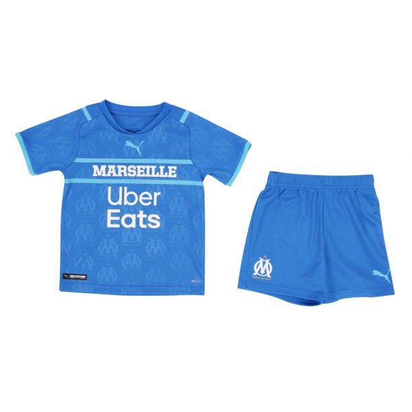 Ausweichtrikot Marseille Kinder 2021-2022 Günstige Fußballtrikots